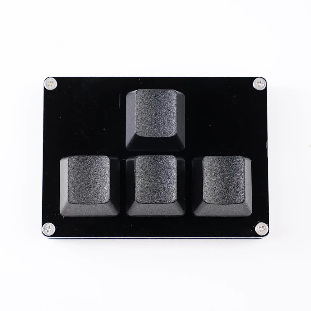 4 keys Mini Keypad Red Switch Programmable Gaming Mechanical Keyboard USB Custom Keyboard For PC Laptop D7L8
