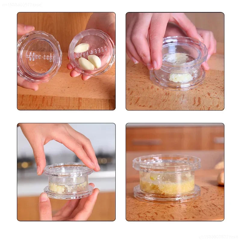 Kitchen Multifunctional Garlic Crusher Manual Garlic Press Multi-function Grinding Chopper Kitchen Gadget Masher Tool New