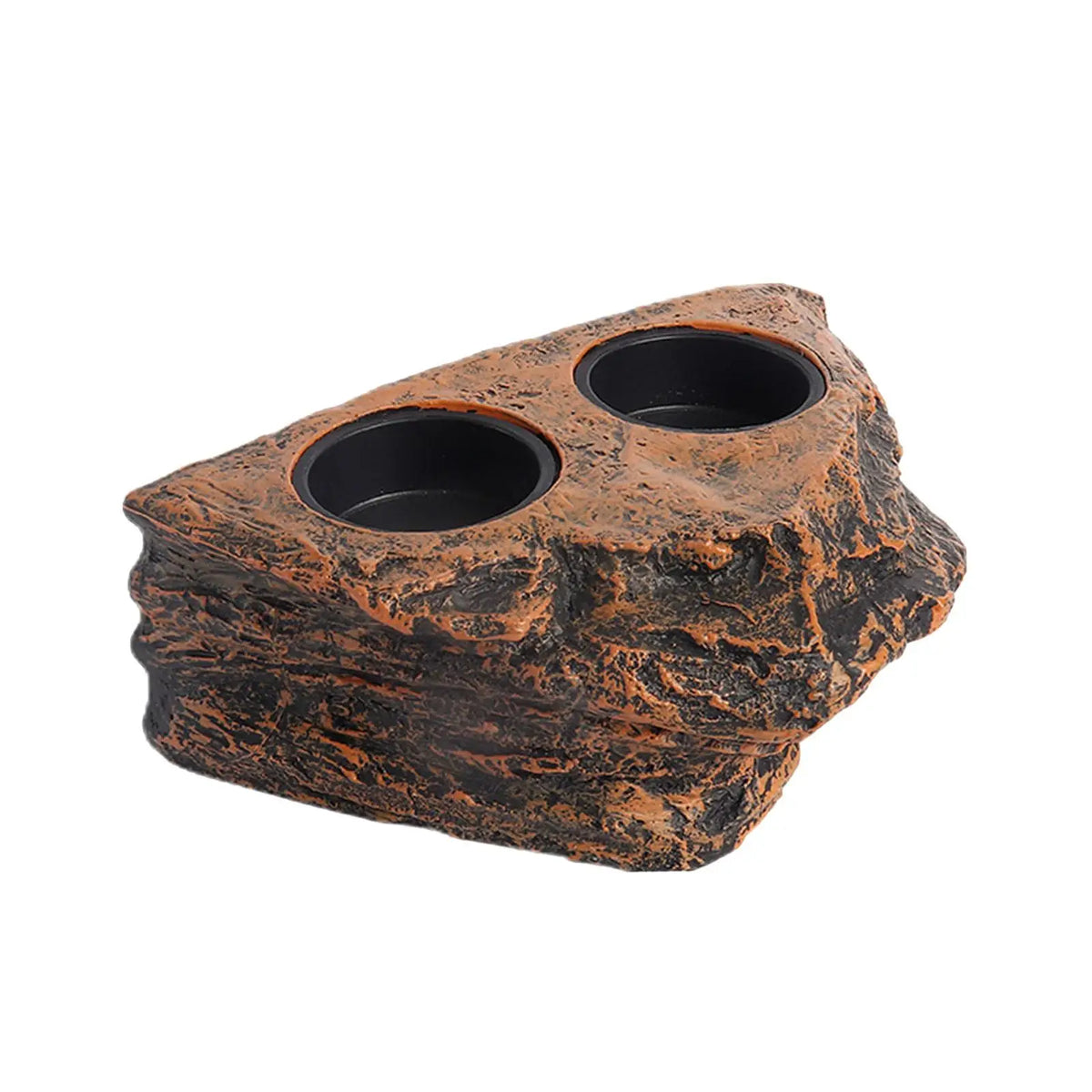 Reptile Accessories Magnetic Feeder Ledge Bowl Plastic Food Dish for Gecko Iguana Lizard Terrarium Supplies