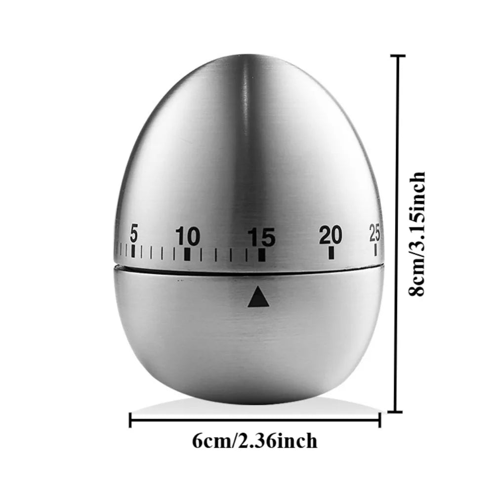 Kitchen Timers for Cooking, Chef Cooking Timer Clock with Loud Alarm,100% Mechanical Desk Timer - No Batteries Required