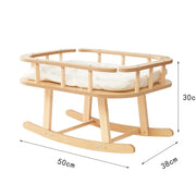 Cat bed, wooden pet hammock, suitable for all seasons, summer, cat swing, simple large rocking bed, cat supplies