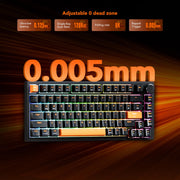 KYSONA KM82 HE Wired Gaming Keyboard Magnetic Switch 75% 82 Key 8000Hz Polling Rate PBT Ultra-Precision 0.005mm RGB For Gamer