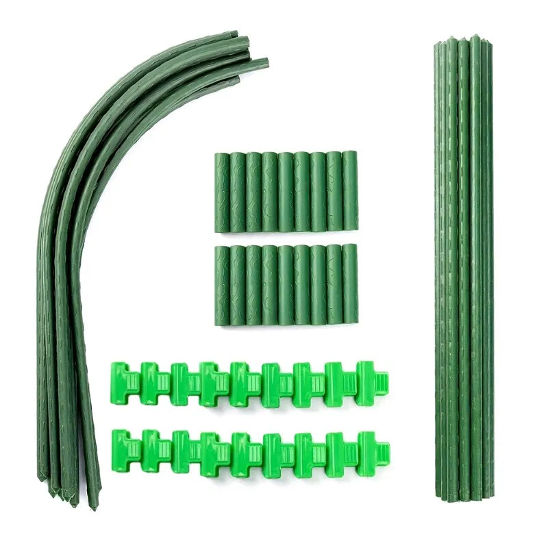 VELIF-Garden Arch Kit-For Vegetable For Raised Beds-Row Cover Greenhouse Garden Fabric-Easy Setup