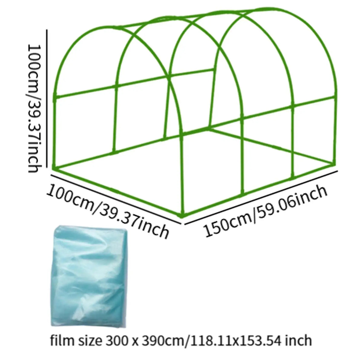 Garden Greenhouse Nursery Plant Cover Tent Fruit Flowers Growing Protection Easy Installation for Home Patio Outside Backyard