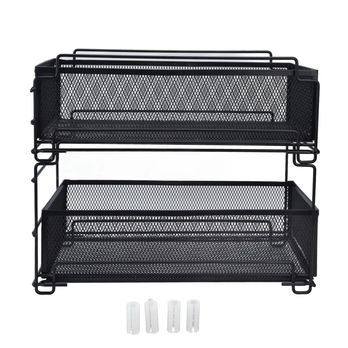 Kitchen Storage Drawer Basket Rack Kitchen Shelf Sliding Under Sink Drawer Multi Functional Shelf Desk Cabinet Organizer