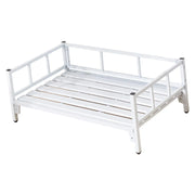Dog Bed with Rails, Pet Supplies, Non-Slip Feet, Adjustable Height, Breathable,