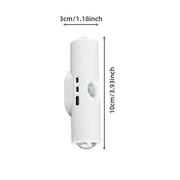 Smart Sensor Night Light Charging Wall Light Dimming AAtmosphere Light Suitable for Corridor Stairs Wardrobe Bedroom Bedside