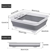Kitchen Foldable Dish Rack  Storage Holder Drainer Bowl Tableware Plate Portable Drying Rack Home Dinnerware Dish Rack Organizer