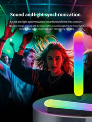 Smart Led Strip Lights With Remote Control With-remote Rgb Light Bar Lamp Sync With-music Atmosphere Decoration Desktop For-room