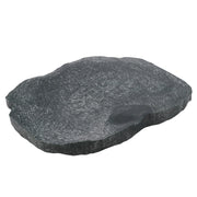 Reptile Feeder ABS Resin Imitation Rock Design Food and Water Dish Feeder Bowl for Tortoise Lizard