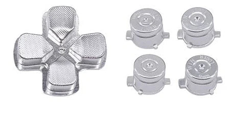 For PS4 SLIM PRO Metal Cross ABXY 3D Analog Thumbstick Aluminum Joystick Universal Cover Buttons For Xbox One S X Controller