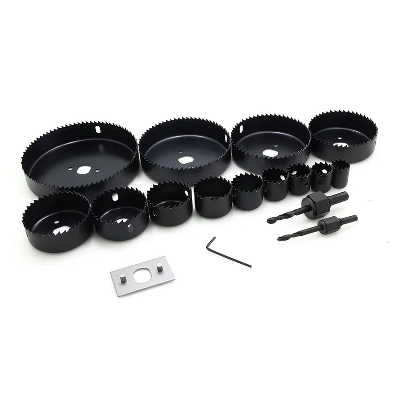 Woodworking hole saw, electric drill set, drywall spotlight tools, hole saw, drywall hole saw, woodworking tool set