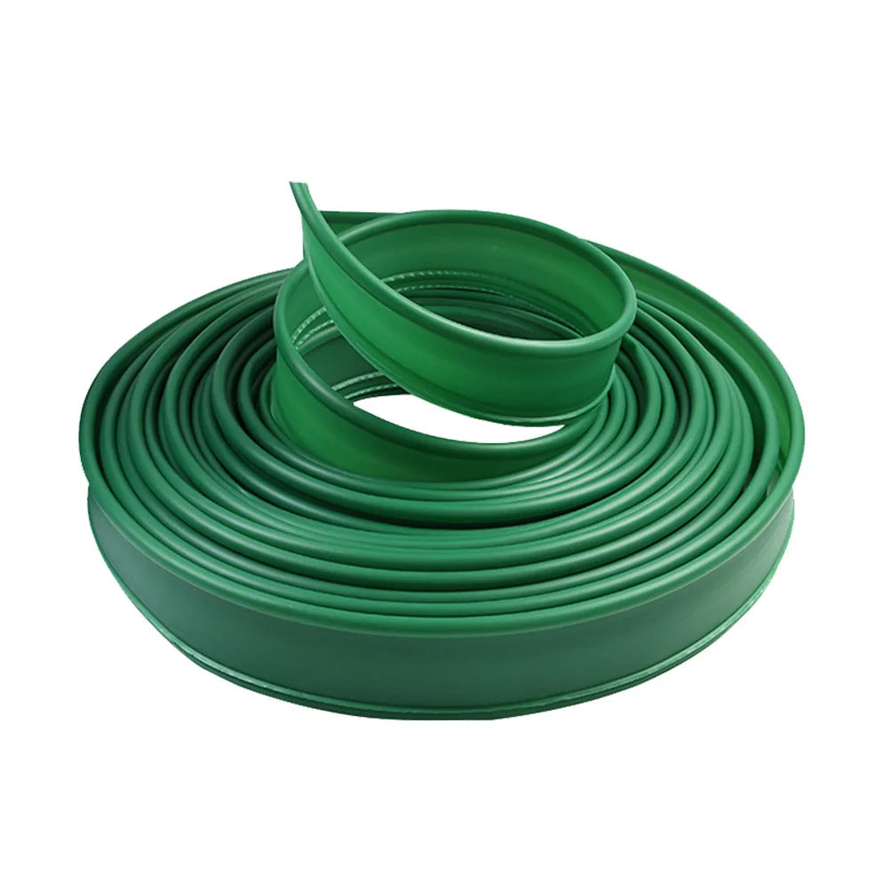 2M Lawn Edging Strip Green Garden Border Fence Outdoor Grass Protection Barrier Landscape Tree Isolation Path Gardening Edge Kit
