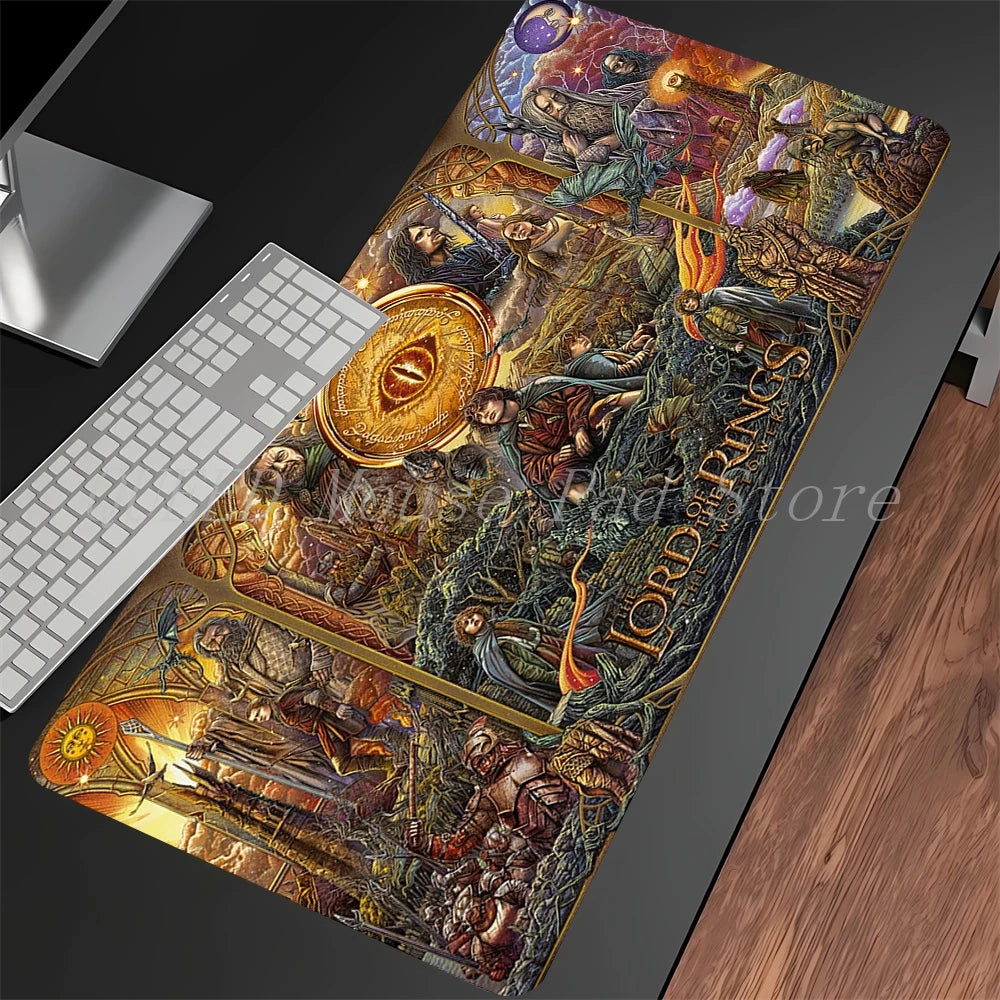 Pc Gamer Accessories L-lord of the Rings Mousepad Xxl Gaming Mouse Pad Desk Mat Keyboard Large Extended Protector Mice Keyboards