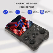 GAMINJA New 4.0 Inch IPS Screen Retro Handheld Video Game Console 15000+ Games Built-in Linux Portable Pocket Gaming Console