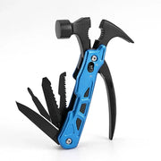 Outdoor Portable Repair Tool Claw Hammer Multi-Functional with Window Breaker Stainless Steel Pliers For Camping Tent Stakes