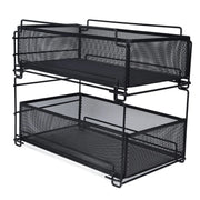 Kitchen Storage Drawer Basket Rack Kitchen Shelf Sliding Under Sink Drawer Multi Functional Shelf Desk Cabinet Organizer