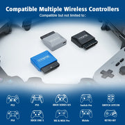 RetroScaler Mini Blueretro Receiver Adapter for PS1 PS One PS2 Compatible with 8bitdo PS4 PS5 Xbox Series X Wireless Controller