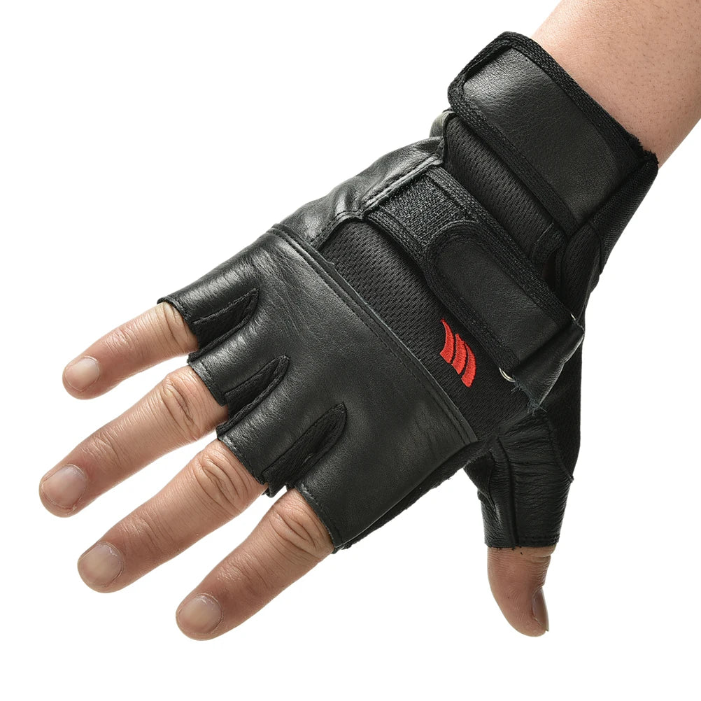 Wholesale Men Weight Lifting Gym Exercise Training Sport Fitness Sports Car Leather Gloves