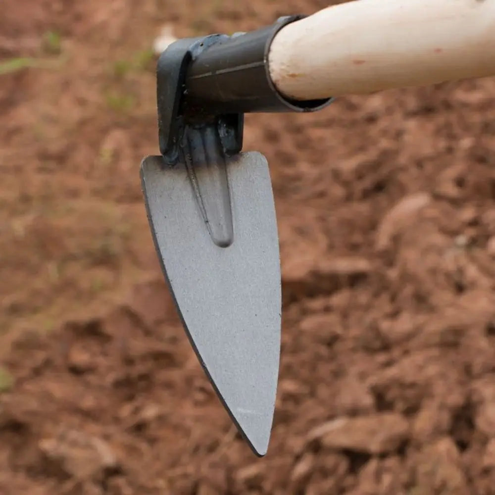 Durable Garden Hoe Household Outdoor Farming Tools Forging Weeding Hoe for Digging Soil Planting Vegetables Flowers