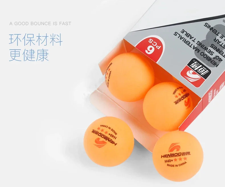 H40+New Material Table Tennis One Star Two Star Three Star Stable Endurance Training Ball