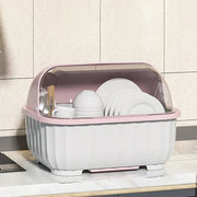 Kitchen Drain Cabinet With Lid, Bowl Box For Storing Dishes, Dishes, Tableware, Household Small Storage Rack, Chopsticks Storage