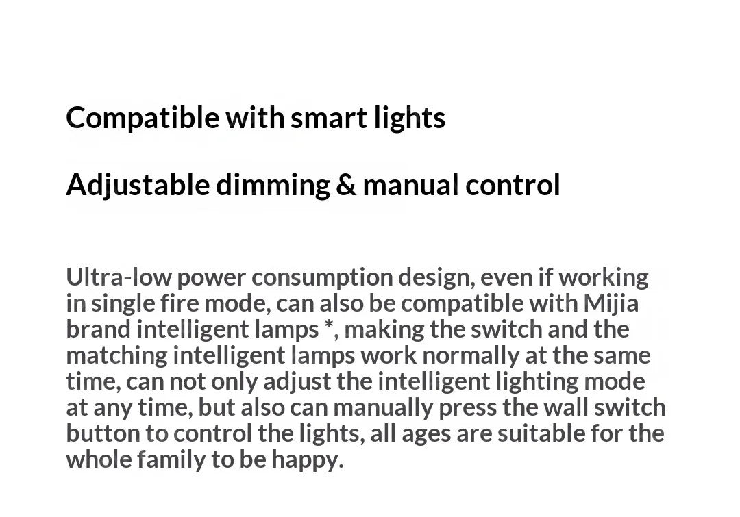 Xiaomi Smart Switch Wall Switch Double Key Dual Control Live Neutral Line Work For Smart Light Remote Control Switch Mi Home New