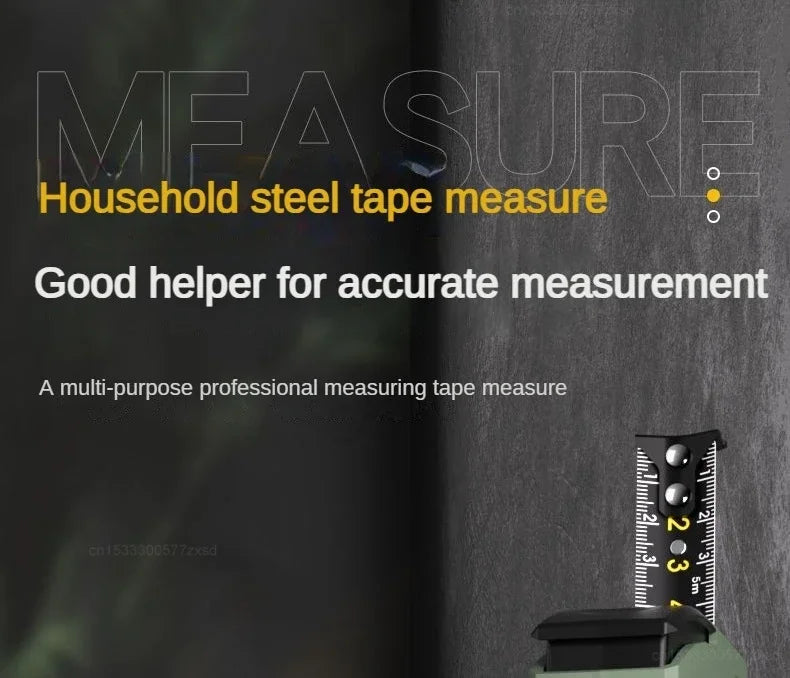 3/5M Measuring Tape Thickened High-Precision Steel Tape Measure Multifunctional MIni Woodworking Portable Measur Tools