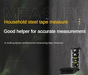 3/5M Measuring Tape Thickened High-Precision Steel Tape Measure Multifunctional MIni Woodworking Portable Measur Tools
