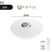 RGB Smart Ceiling Light LED Interior Home Decorative Light Luster Dimming Remote Control WIFI Living Room Ambient Light Party