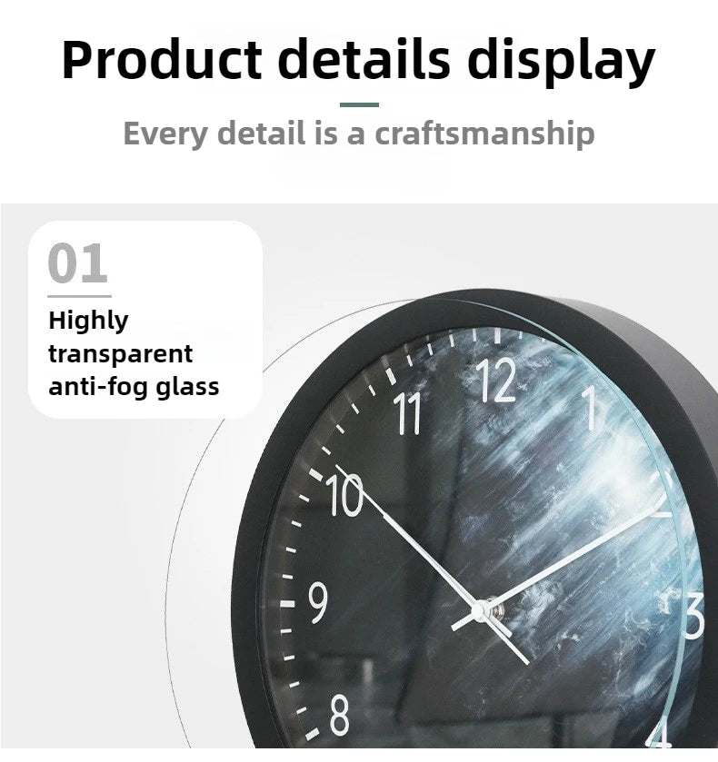 Smart Luminous Wall Clock Modern Creative Wall Clocks Silent Movement Clock Interior Living Room Decoration Shine LED Watch