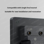 Xiaomi Smart Switch Wall Switch Double Key Dual Control Live Neutral Line Work For Smart Light Remote Control Switch Mi Home New