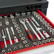 217 Tools 7 Drawers Tool Cabinet Wide Tool Trolley