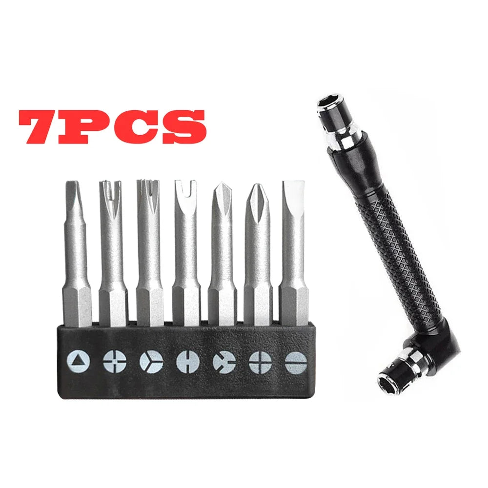 Screwdriver Bit Tool Kit Special-shaped Screwdriver Set 50mm U-shaped Y-Type Triangle Inner Cross Three Points