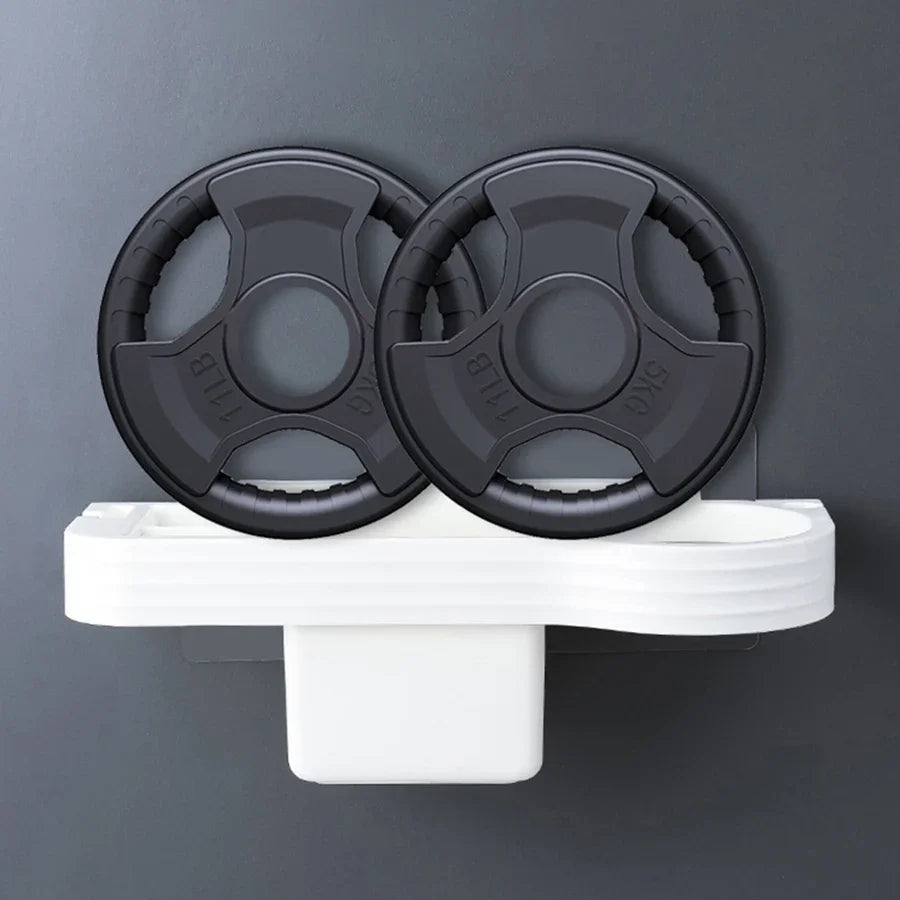 Home Accessory Set Storage Shelf, Holder for Storing Hair Dryer, Curling Iron, Bathroom Organizer