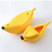 Banana Cat Bed House For Winter Funny Cute Cozy Cat Mat Beds Warm Durable Portable Pet Basket Kennel Dog Cushion Cat Supplies