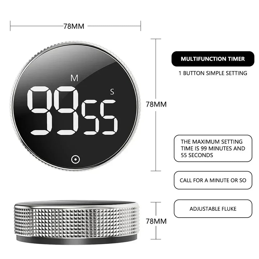 Kitchen Timer Manual Countdown Rotary Timer Mechanical Cooking Timer Cooking Shower Stopwatch Digital Timer