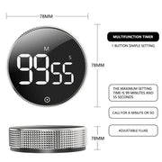 Kitchen Timer Manual Countdown Rotary Timer Mechanical Cooking Timer Cooking Shower Stopwatch Digital Timer