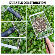 2-Pack Soil Sifter Tool For Gardening With Handles, Dirt And Compost Sifter With 3.8/5Mm Mesh For Gardenabkw