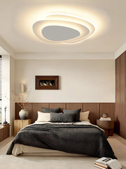 2025 New Arrival: Minimalist Oval Smart Ceiling Light | Artistic Lighting for Living Room & Master Bedroom