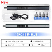 Cordless Electric Screwdriver Set 12/39/50 in 1 Precision Power Tool Magnetic Screw Driver Bit Fast Charging Repair Tool Kit