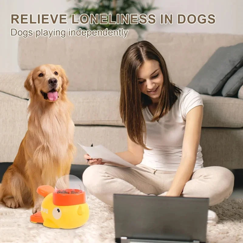 Cat Toy Cat Automatic Feeder Cat Interactive Toy Pet Automatic Food Treat Dispenser Pet Snack Feeder Dog Training Pet