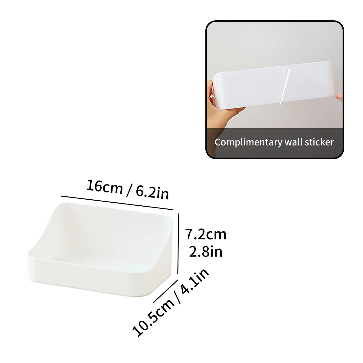 Kitchen Organizer Large Capacity Spice Jar Storage Holder Multifunctional Self-adhesive Wall Mounted Plastic Storage Rack