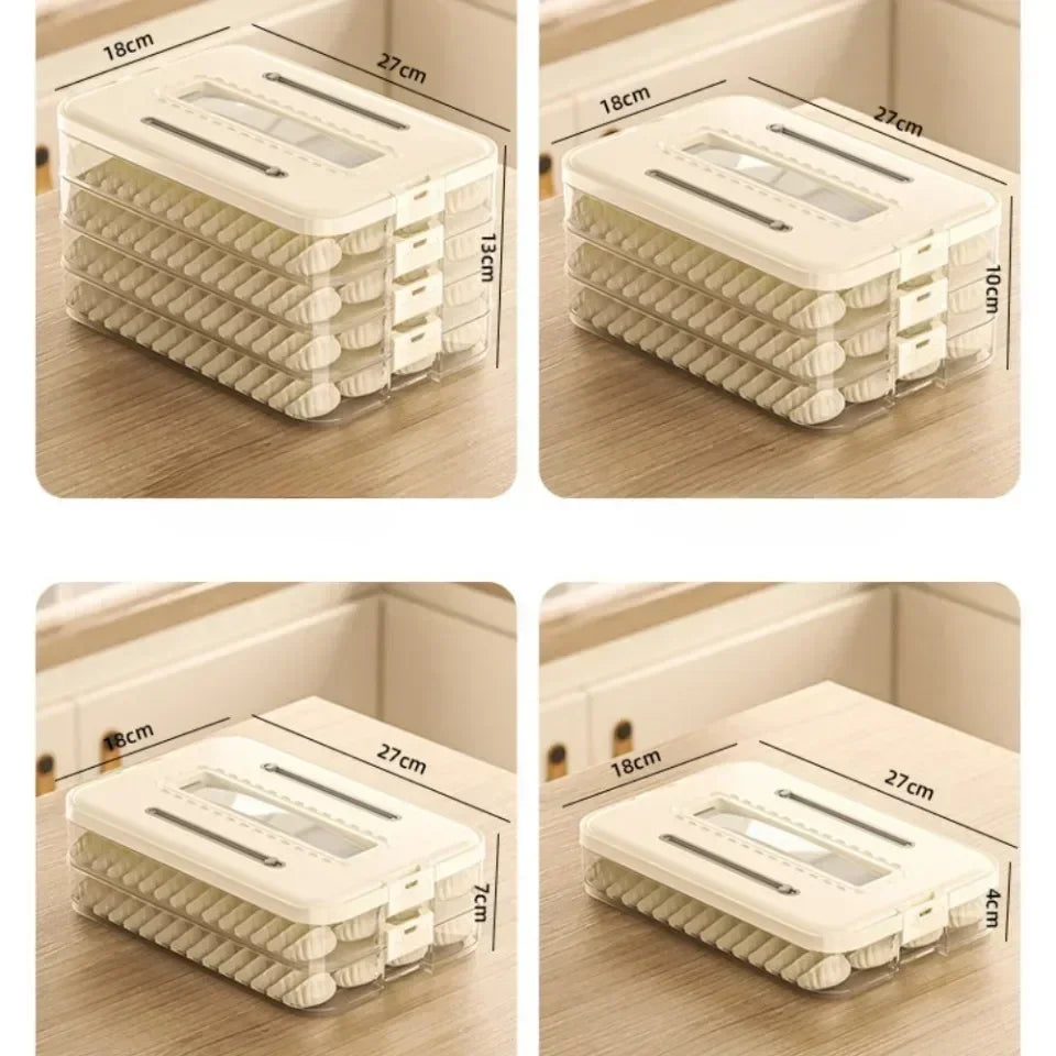 Refrigerator Food Storage Box Practical Simple Organizers Leak-Proof Portable Food Kitchen Travel Reusable Plastic Storage Boxes