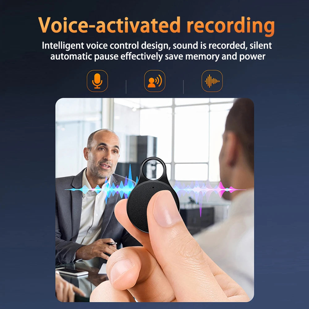 Mini Sound Recorder 8/16/32G One Click Recording Device Professional Small Voice Audio Recorders For Lecture Interview Meeting