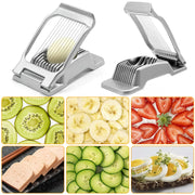 Kitchen Accessories Egg Slicers Chopper Stainless Steel Fruit Salad Cutter Egg Tools Manual Food Processors Kitchen Tool Gadgets