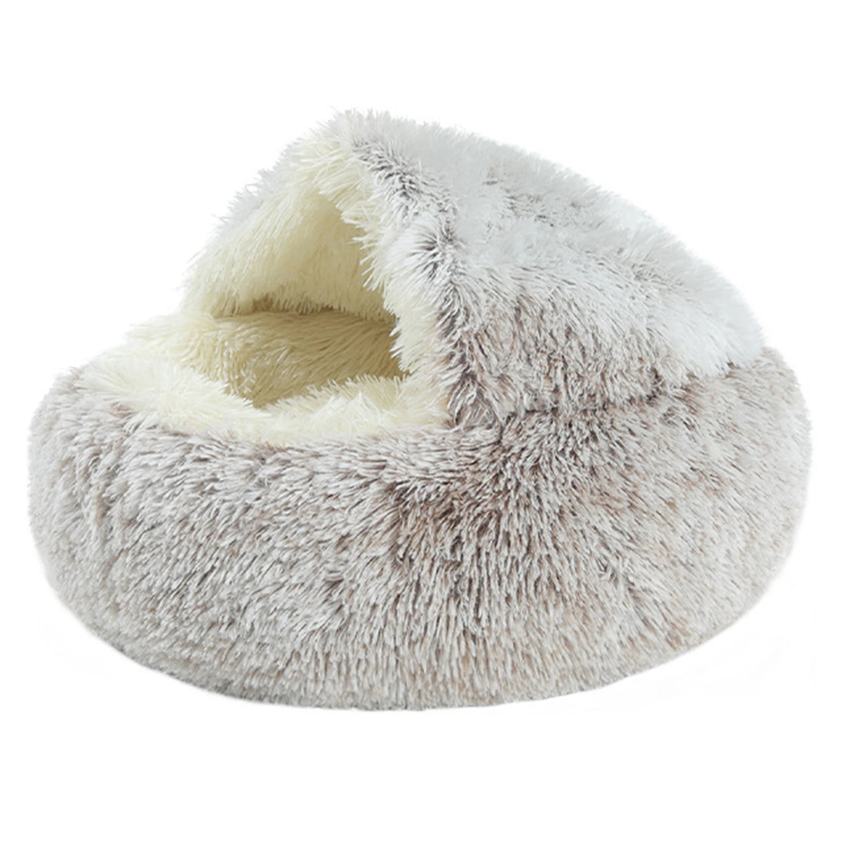 Cat Bed for Deep Sleep  Plush and Warm  Cat Cave Comfortable and Supportive  Easy to Clean  Non-slip Bottom  Suitable for Small