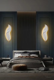 Modern Living Room Corridor Lighting Wall Lamp Nordic Home Decor Bedroom Bedside Lamps Light Luxury Creative LED Feather Lamp