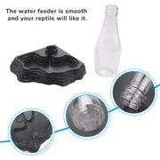 Reptile Water Feeder Automatic Water Dispenser Waterer Feeding Accessories For Turtle Frog Bearded Dragons Lizards Geckos For Te