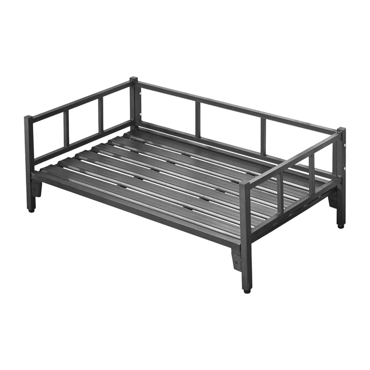 Dog Bed with Rails, Pet Supplies, Non-Slip Feet, Adjustable Height, Breathable,